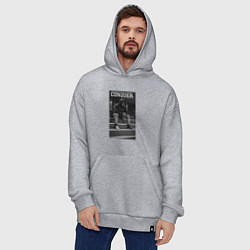 Толстовка-худи оверсайз Cbum conquer Крис Бамстед, цвет: меланж — фото 2