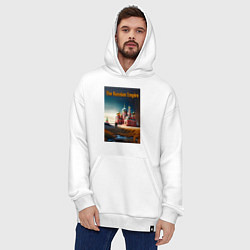Толстовка-худи оверсайз The Russian Empire, цвет: белый — фото 2