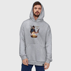 Толстовка-худи оверсайз Fable 3 hero, цвет: меланж — фото 2