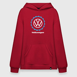 Толстовка-худи оверсайз Volkswagen в стиле Top Gear, цвет: красный