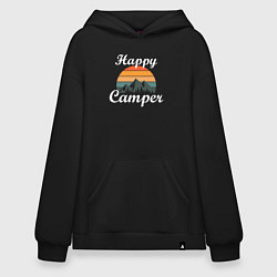 Худи оверсайз Happy camper