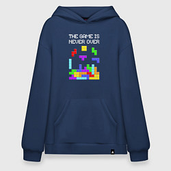 Худи оверсайз Tetris - the game is never over