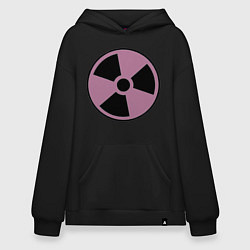 Толстовка-худи оверсайз Nuclear dander, цвет: черный
