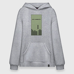 Худи оверсайз Brick game тетрис - всё сложится