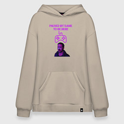 Худи оверсайз Paused my game to be here