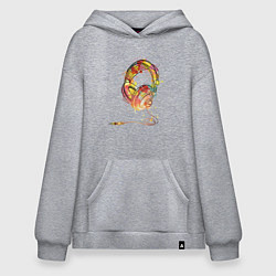 Худи оверсайз Наушники проводные