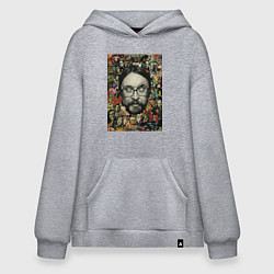 Худи оверсайз Егор Летов коллаж