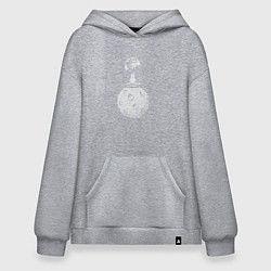 Худи оверсайз Moon spaceman