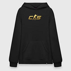 Худи оверсайз CS 2 gold logo