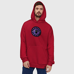 Толстовка-худи оверсайз Magic tardis, цвет: красный — фото 2