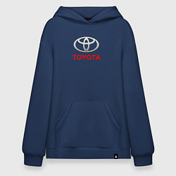 Толстовка-худи оверсайз Toyota sport auto brend, цвет: тёмно-синий