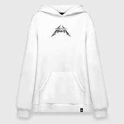 Худи оверсайз Алла в стиле группы Металлика