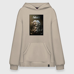 Худи оверсайз Fallout armour poster