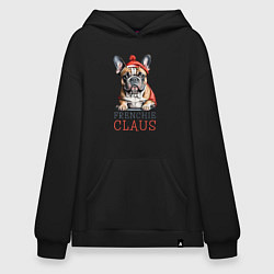 Худи оверсайз Французский новогодний бульдог