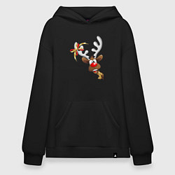 Худи оверсайз Праздничный олень