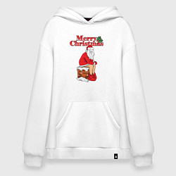 Худи оверсайз Санта на крыше