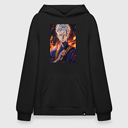 Худи оверсайз Satoru Gojo магическая битва