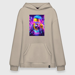 Худи оверсайз Гомер Симпсон - фото с автографом