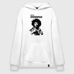 Толстовка-худи оверсайз Johnny Allen Hendrix, цвет: белый