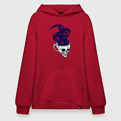 Худи оверсайз Dead drink space skull