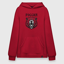 Худи оверсайз Медведь Россия
