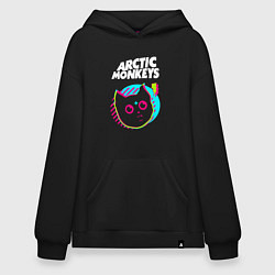 Худи оверсайз Arctic Monkeys rock star cat