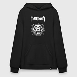 Худи оверсайз Manowar rock panda