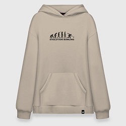 Худи оверсайз Эволюция боулинга