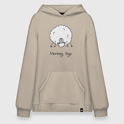 Худи оверсайз Утро и йога