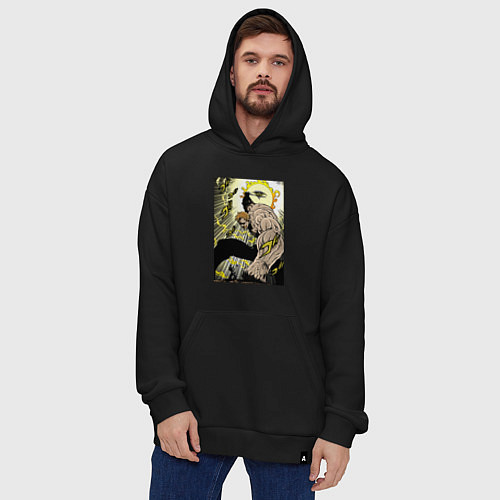 Худи оверсайз Семь смертных грехов Эсканор / Черный – фото 4