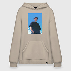 Толстовка-худи оверсайз Сугуру Гэто, цвет: миндальный