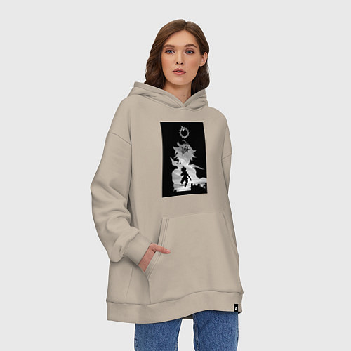 Худи оверсайз Семь смертных грехов Мелиодас / Миндальный – фото 3