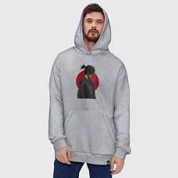 Толстовка-худи оверсайз Nogarami Ято, цвет: меланж — фото 2