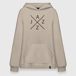 Худи оверсайз Джаз стиль