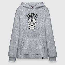 Худи оверсайз Lucky skull