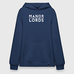 Худи оверсайз Manor lords logo