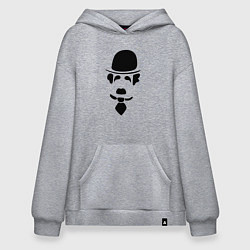 Худи оверсайз Чаплин лого