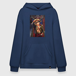 Худи оверсайз Ван-Пис Луффи Монки Д арт