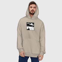 Толстовка-худи оверсайз Свирепая дикая душа, цвет: миндальный — фото 2