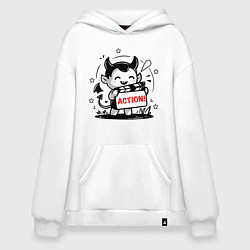 Худи оверсайз Чертик с кинохлопушкой