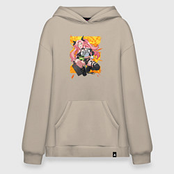 Толстовка-худи оверсайз Zenless Zone Zero Nikole, цвет: миндальный