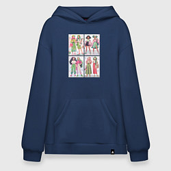 Худи оверсайз Девчонки - модницы набор открыток