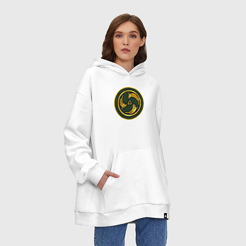 Худи оверсайз Аланы из Total War: Attila / Белый – фото 3