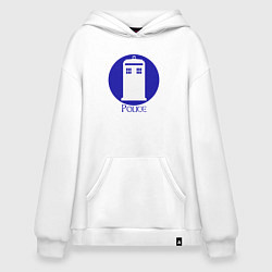 Худи оверсайз Tardis police