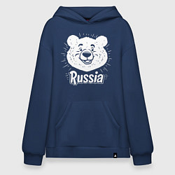 Худи оверсайз Россия и медведь