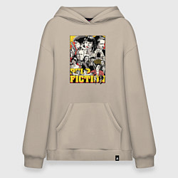 Худи оверсайз Pulp fiction - all stars