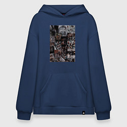 Худи оверсайз Художник коллаж