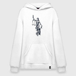 Худи оверсайз Фемида правосудие