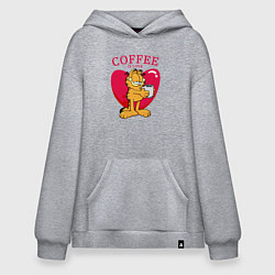Худи оверсайз Coffee is love Гарфилд