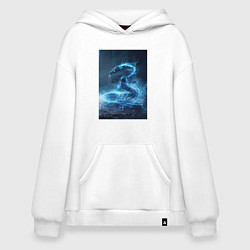 Худи оверсайз Змея в молниях